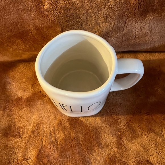 White Ceramic Rae Dunn Mug with 'Hello' Text - Picture 2 of 4
